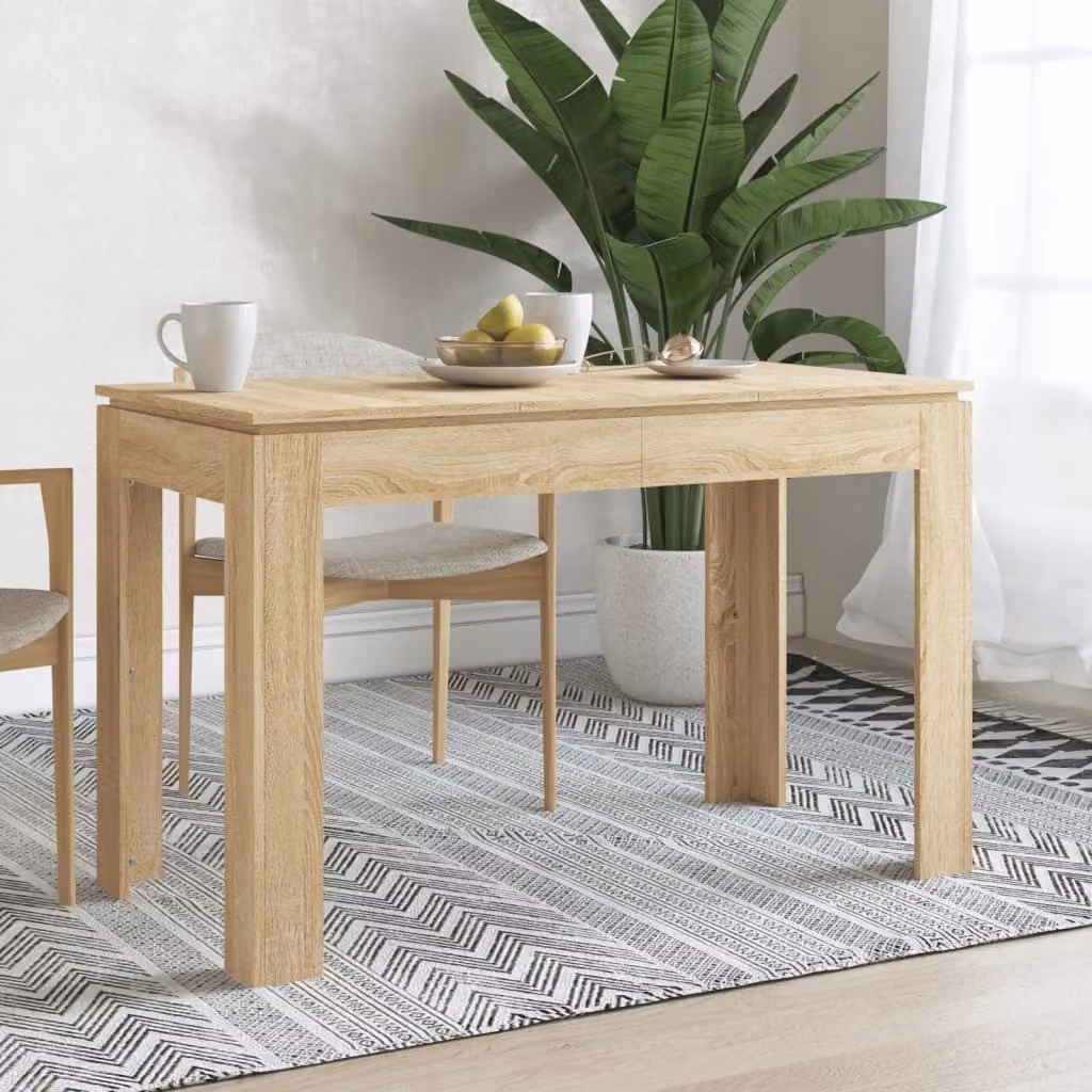 Maison Exclusive - Tavolo da pranzo in rovere Sonoma 120x60x76 cm Materiale ligneo