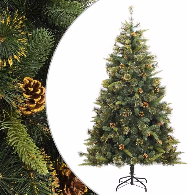 Maison Exclusive - Albero di Natale artificiale pieghevole con punte, altezza 240 cm
