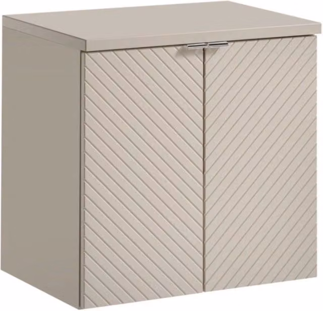 Set per bagno AOKI: mobile sottolavabo con ante 60cm + piano lavabo beige