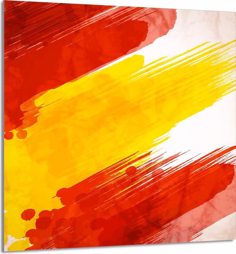 GLASPLATTE FÜR KÜCHE 60x65 Bunt