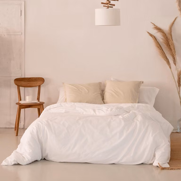 HappyFriday BASIC copripiumino bianco 140 x 200 cm