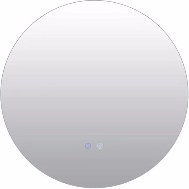 Specchio rotondo da parete DESIGN IN con illuminazione LED regolabile e funzione anti-appannamento, Diametro: 60 cm, Bianco