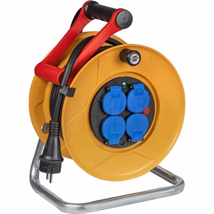 Avvolgicavo Brennenstuhl Kid Pro 15m (IP44, pilota per cavi), France