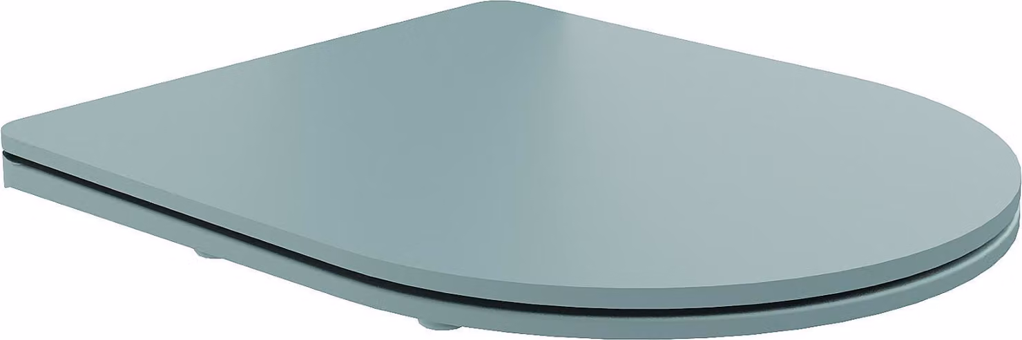 Mexen sedile WC a caduta lenta slim, duroplast, verde chiaro opaco - 39740048