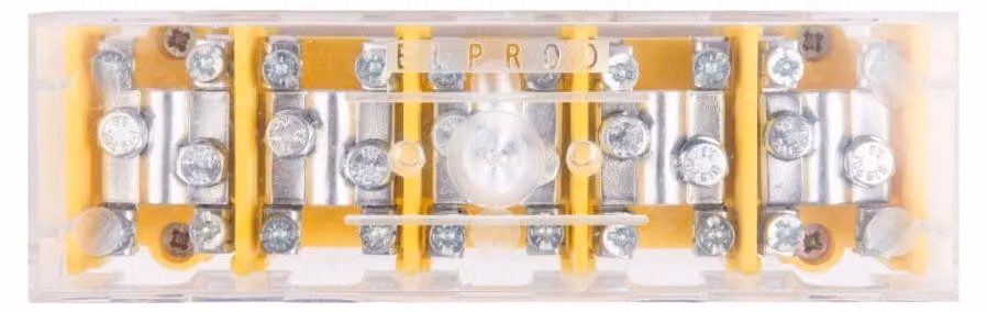 Connettore multipolo per installazione (connessioni: 5x25mm² - 5x4x10mm²) modello LZ5x25/10, versione 21P, codice 84062004