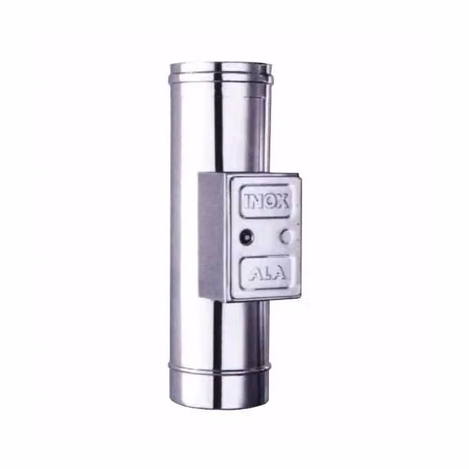 ALA Tubo in Acciaio Inox con Sportello di Ispezione, Finitura Lucida, Colore Argento – 2