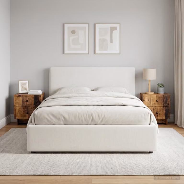 Set di 2 Armadi da Notte vidaXL in Legno Antico, Colore Marrone, L 43 cm x P 34,5 cm x H 47,5 cm