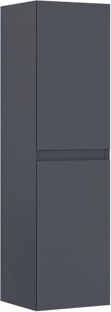 Mobile da bagno "Nest 40 v2" - 40 x 32 x 138 cm - Antracite opaco
