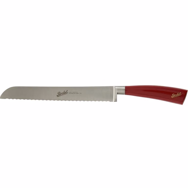 Coltello Pane cm 22 linea Elegance rosso di Berkel