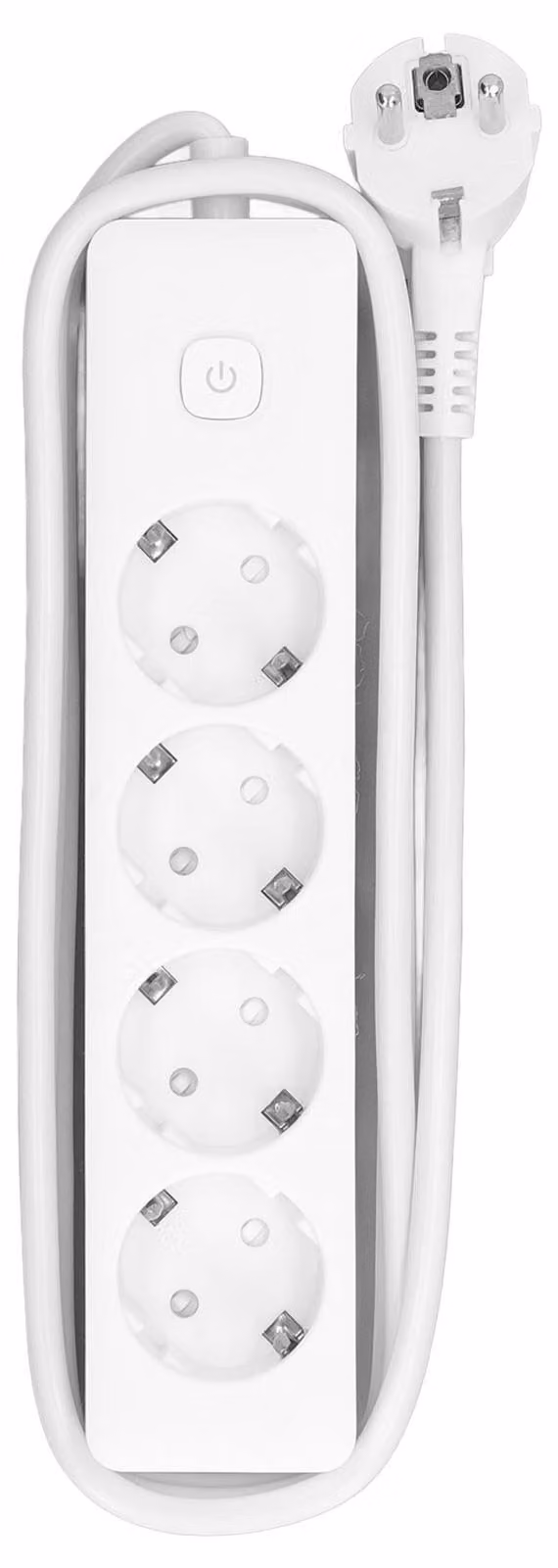Ciabatta multipresa per esterni, prolunga elettrica, con presa di corrente con contatto di protezione, 10 A, 2200 W