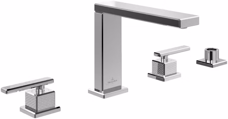 CASA39 Villeroy & Boch Mettlach Miscelatore bordo vasca 4 fori TVT12600200061