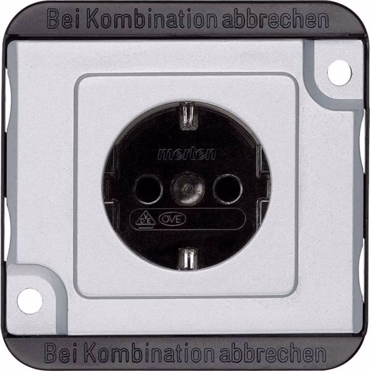 Presa SCHUKO, BRS, morsetti a vite con sollevamento, argento opaco, PANZER