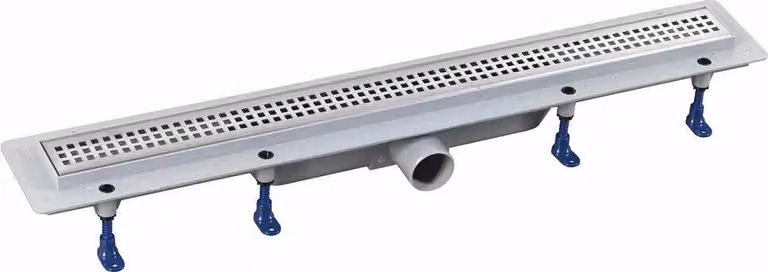 Canale a pavimento INDY con griglia in acciaio inox, L-810, DN50