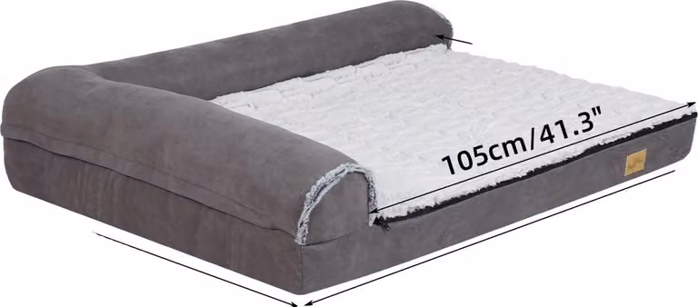Letto per cani, in memory foam, sfoderabile e lavabile, XL