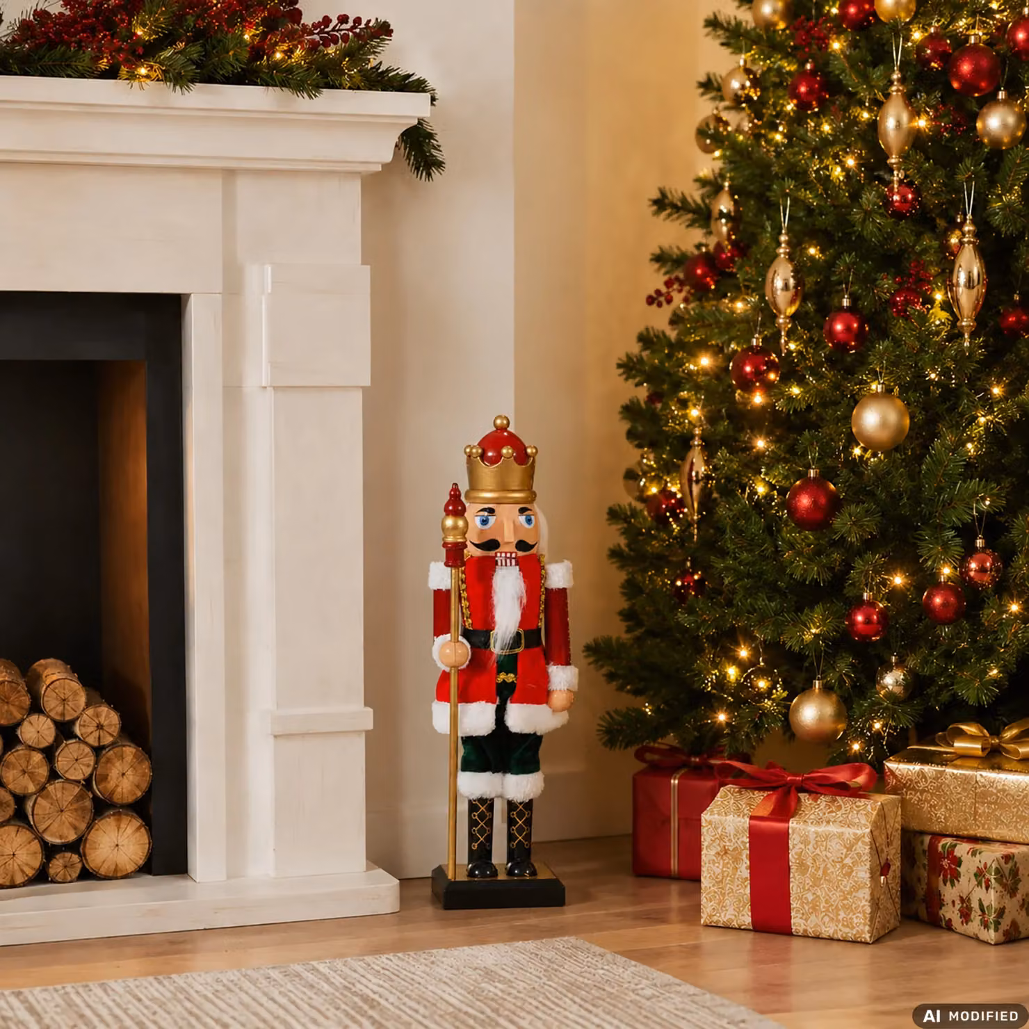 Schiaccianoci Natalizio Decorativo in Legno Vestiamo Casa Gran Natale Altezza: 60 cm – 2