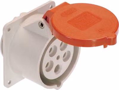 as-Schwabe Presa CEE a superficie 400V 32A a 5 poli con anello di tenuta max. 6mm² IP44