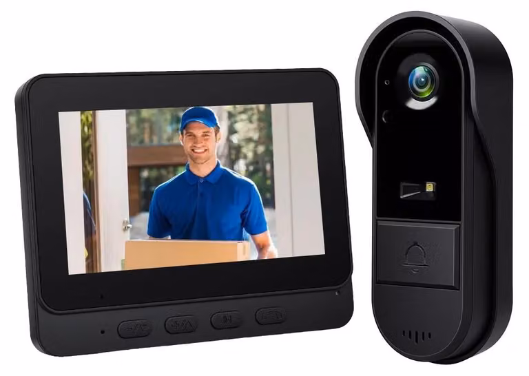 Citofono, sistema di intercomunicazione, visione notturna HD, con scheda da 64G