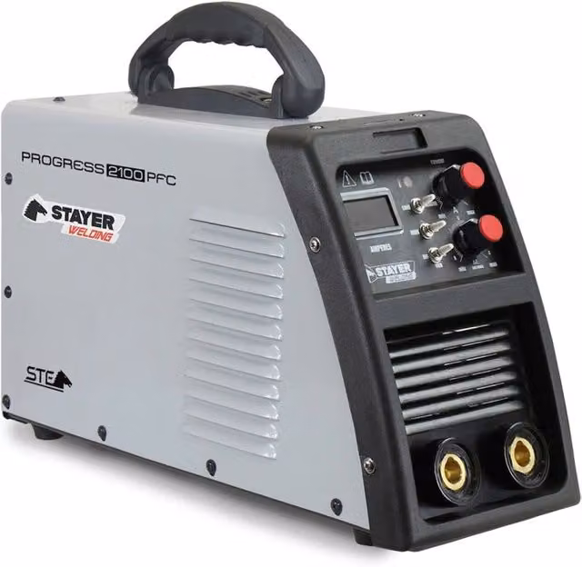 Saldatore Inverter MMA Stayer Progress 2100 PFC Argento