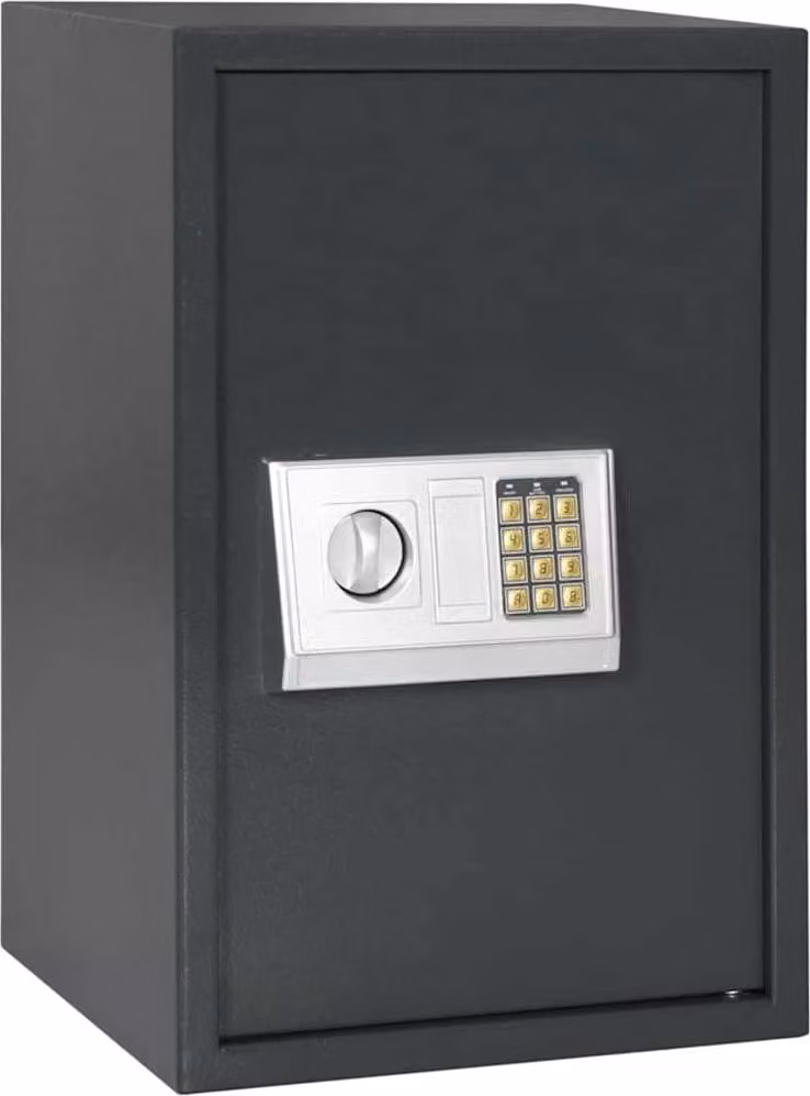 Cassetta di sicurezza digitale Grigio scuro 40 x 35 x 60 cm