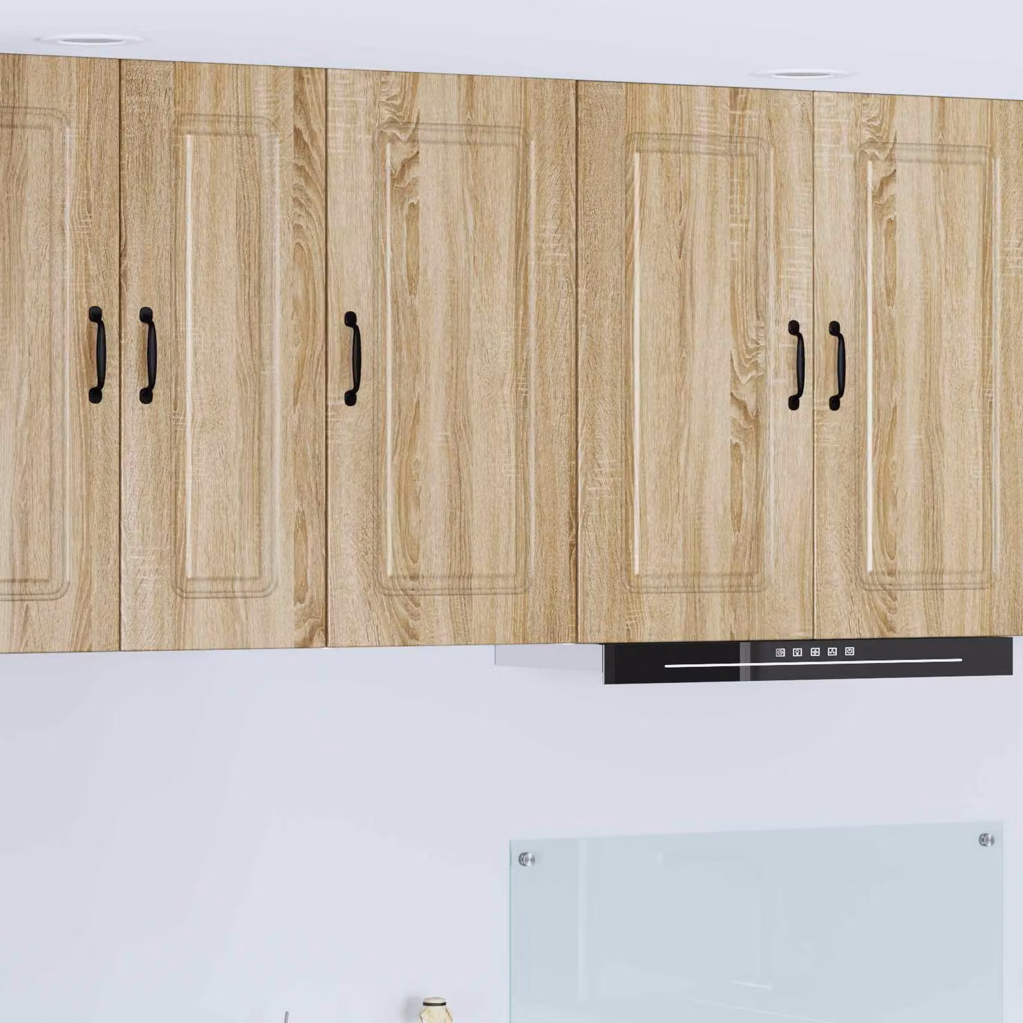 vidaXL Pensile da cucina Kalmar in legno Rovere Sonoma marrone L/P/H: 40 x 31 x 80 cm
