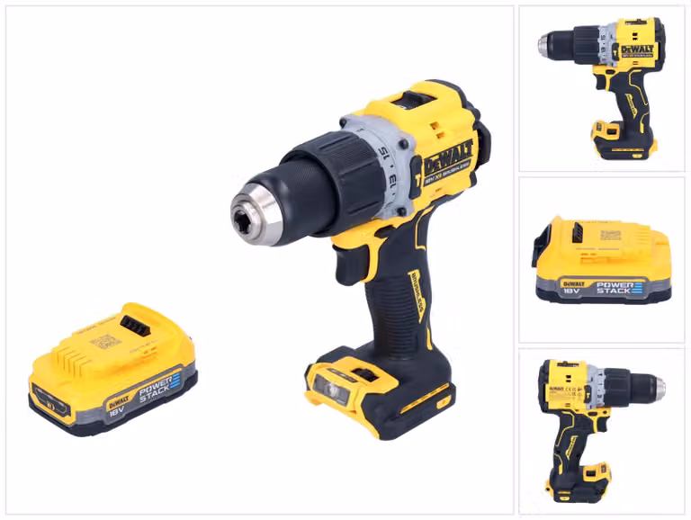 Avvitatore a percussione a batteria DeWalt DCD 805 N 18 V 90 Nm Brushless + 1x batteria 1,7 Ah - senza caricabatteria