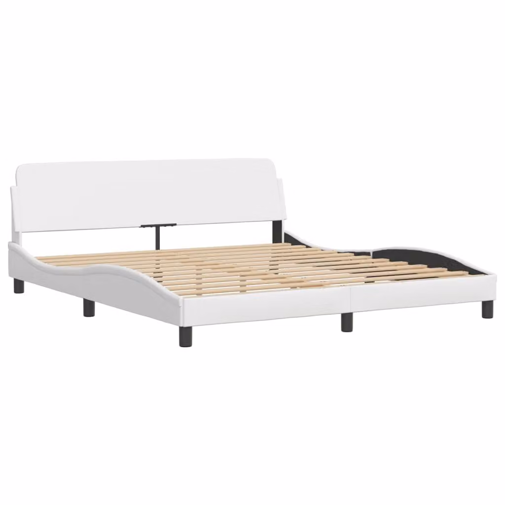 Giroletto Dover Bianco 180x200 cm in Pelle finta