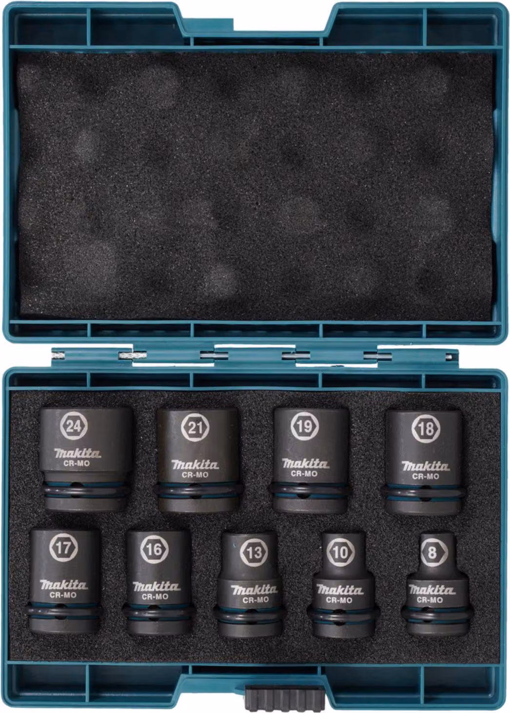 Makita set di prese a percussione Impact BLACK 9 pz. 1/2" - 9 pz. - con O-ring