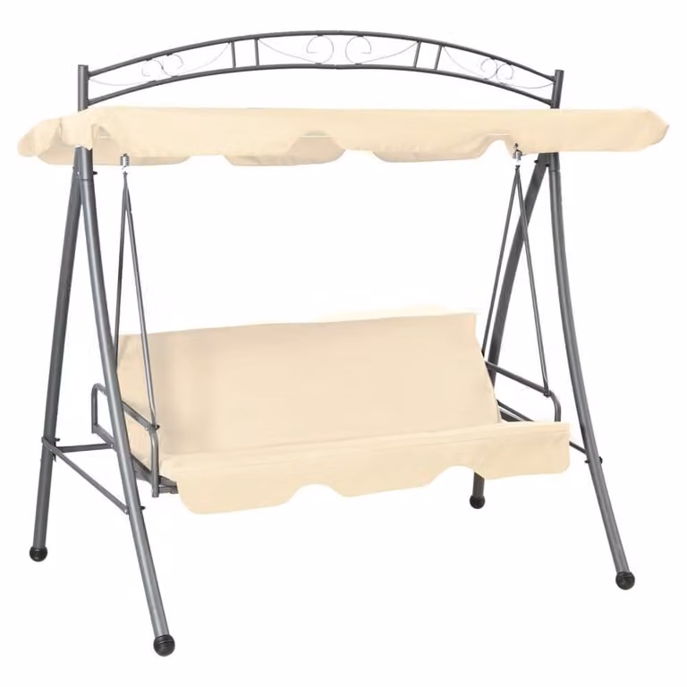 Altalena Hollywood con funzione letto e tetto Sand white