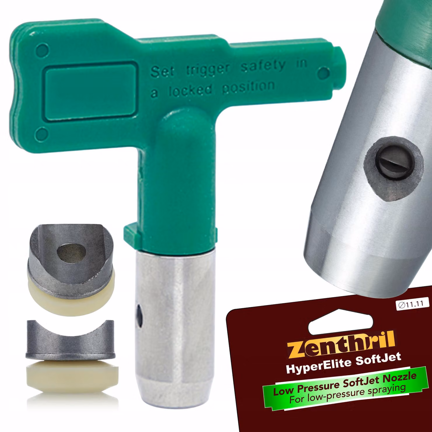 Ugello a bassa pressione per verniciatura Zenthril HyperElite SoftJet modello 212