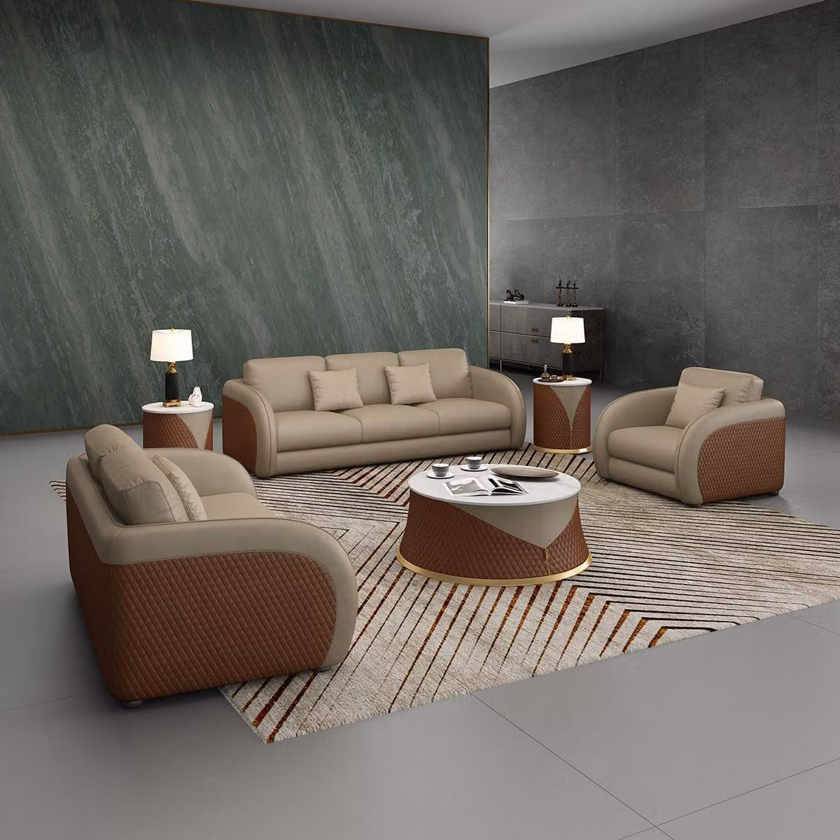 Sofagarnitur 3 2 1 Sitzer Set Design Sofa Polster Couchen Couch Modern 3 tlg.