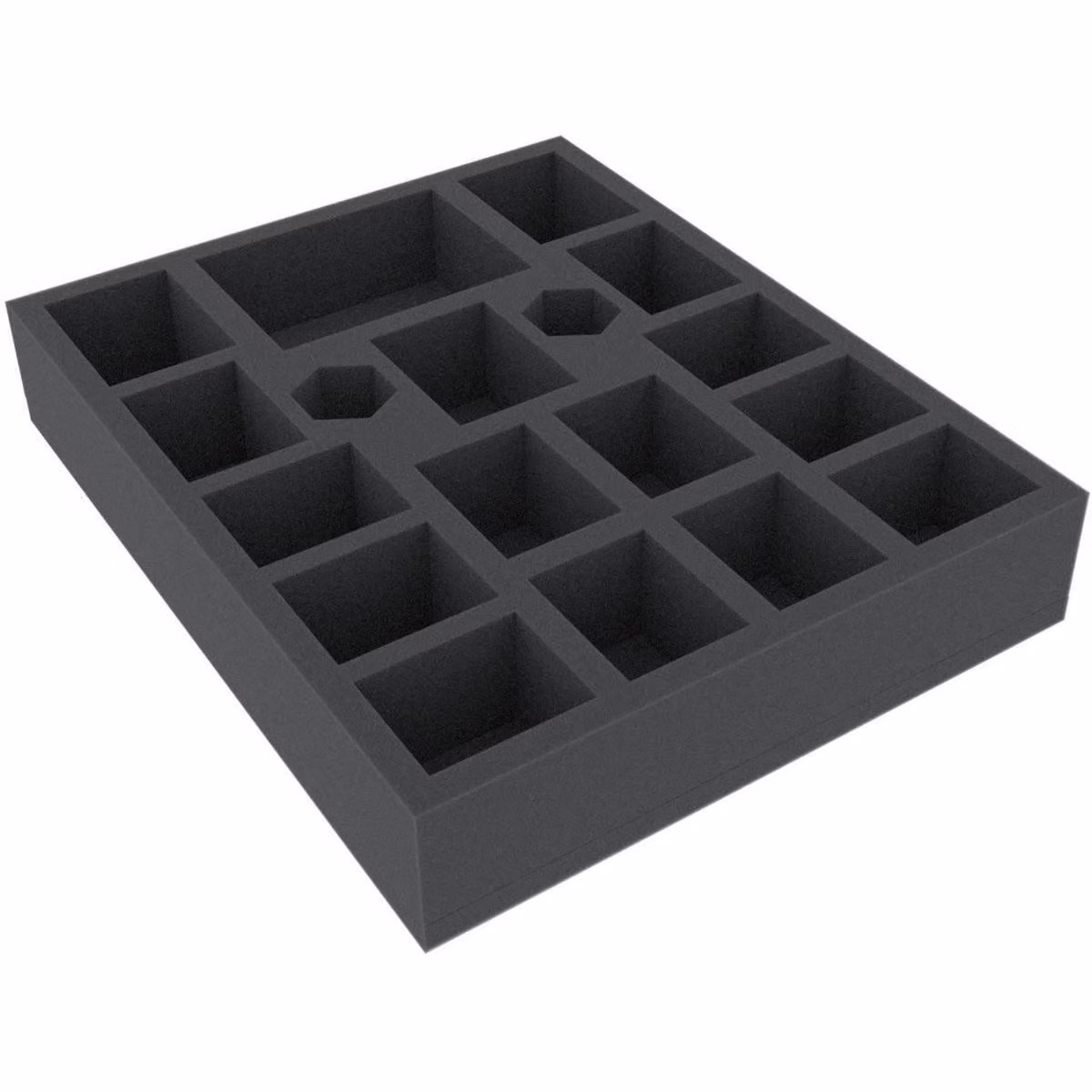 Inserto in schiuma 285x230x50 mm per giochi da tavolo e miniature
