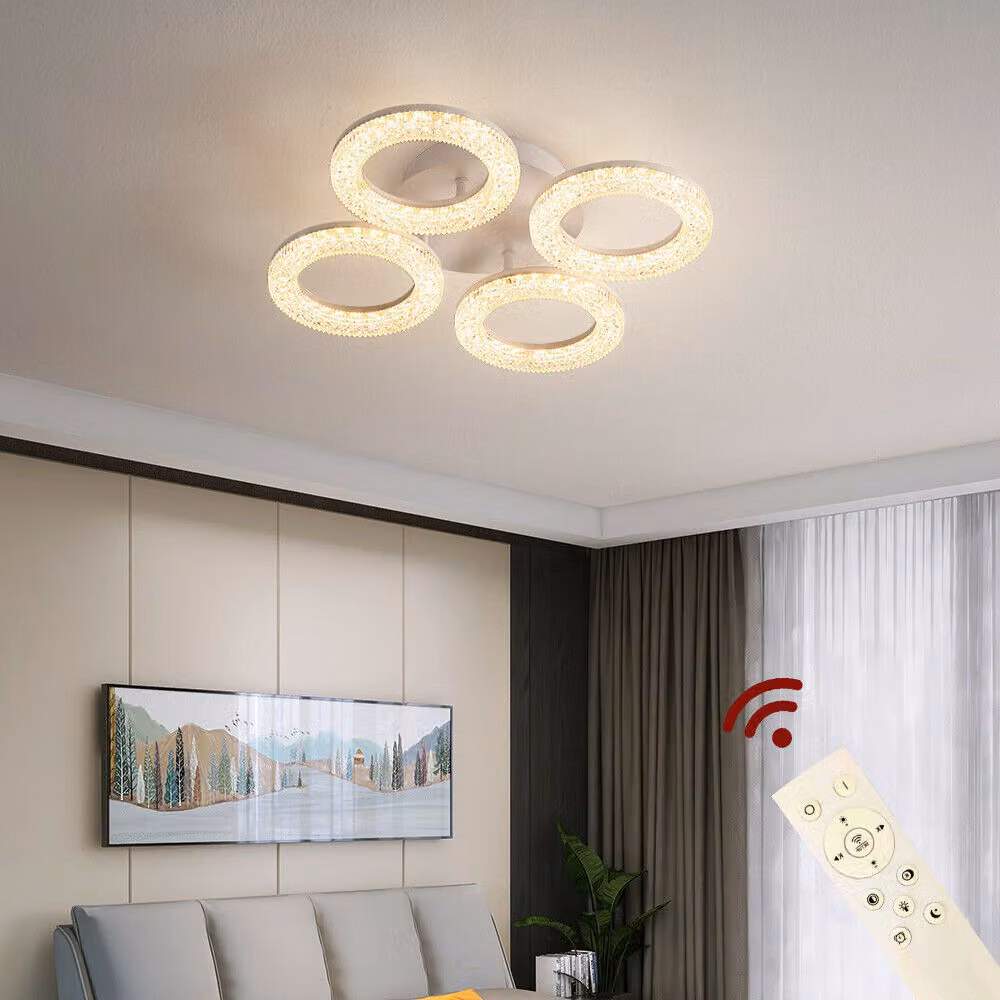 Lampada da soffitto a LED XY-4 47cm lampada da soffitto con telecomando luce colore/luminosità regolabile lampada da soffitto dimmerabile Lampada da soffitto a LED