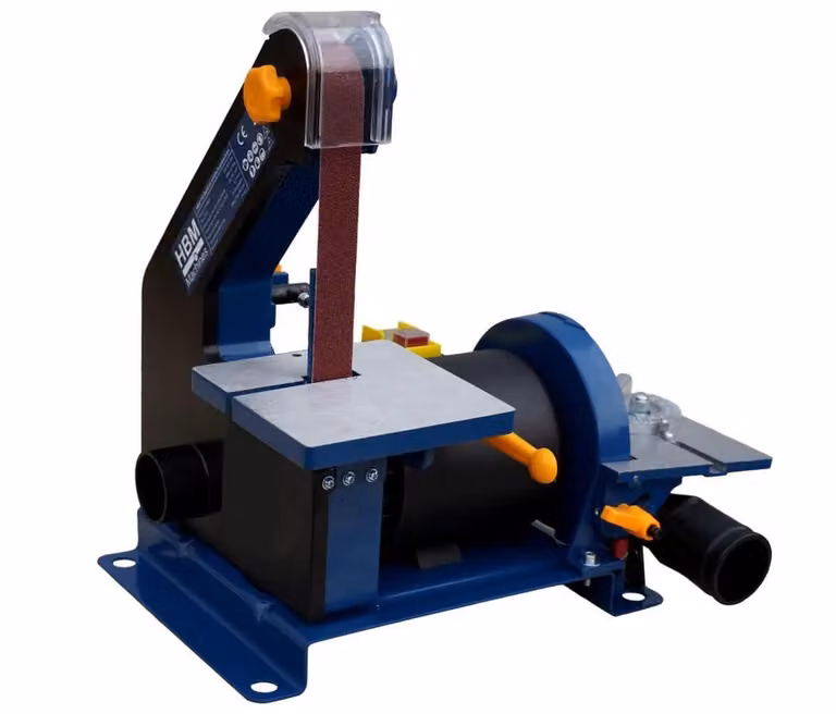 Levigatrice a nastro e a disco 300W 25x762mm 125mm Smerigliatrice