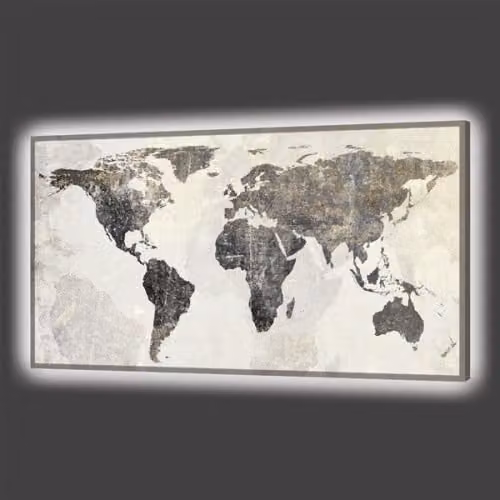 Quadro luminoso il Globo Pintdecor