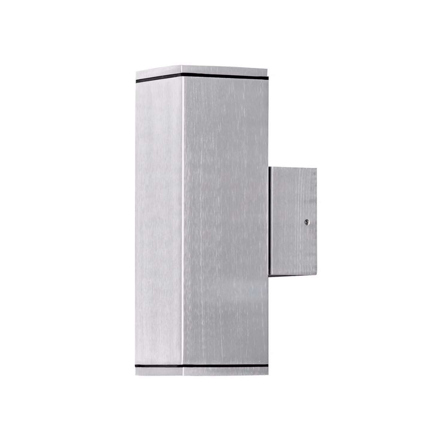Konstsmide Monza Up & Down Applique Up & Down in alluminio con vetro trasparente, lampadina inclusa