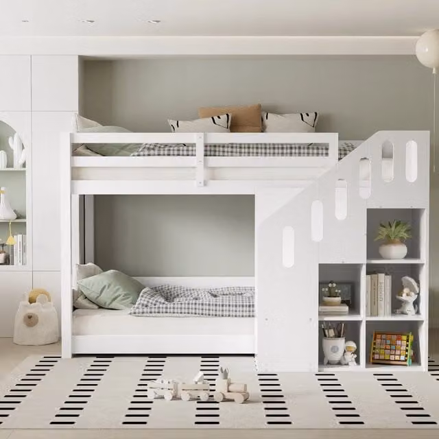 Letto a castello 90x200 bianco - Xylo