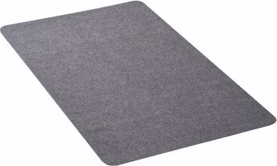 Tappetino per sedia VEVOR in poliestere antiscivolo per pavimenti duri e sedie a rotelle, Grigio Scuro, L: 1396 mm x P: 897 mm