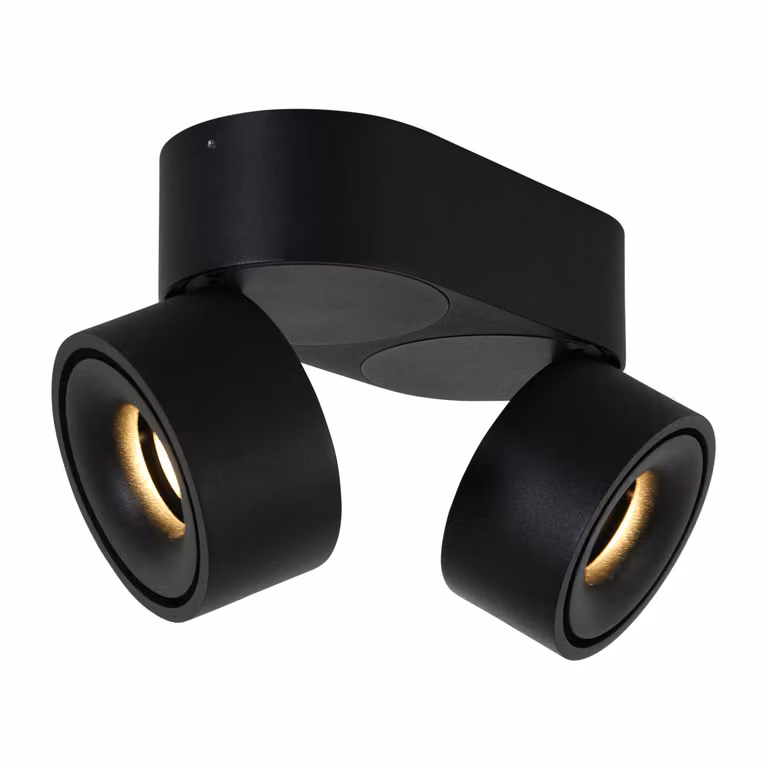 Faretto - nero - Fez Black - plastica metallo - faretto a superficie - LED - 2674ZW - Mexlite