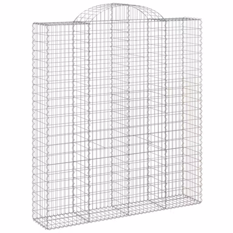 Cesto Gabbione ad Arco 200x50x220/240 cm Ferro Zincato