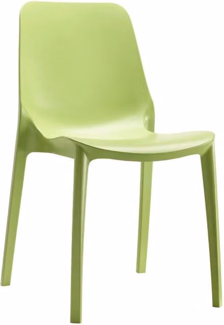 SET 6 SEDIE GINEVRA TECNOPOLIMERO SCAB DESIGN - Verde pistacchio 51