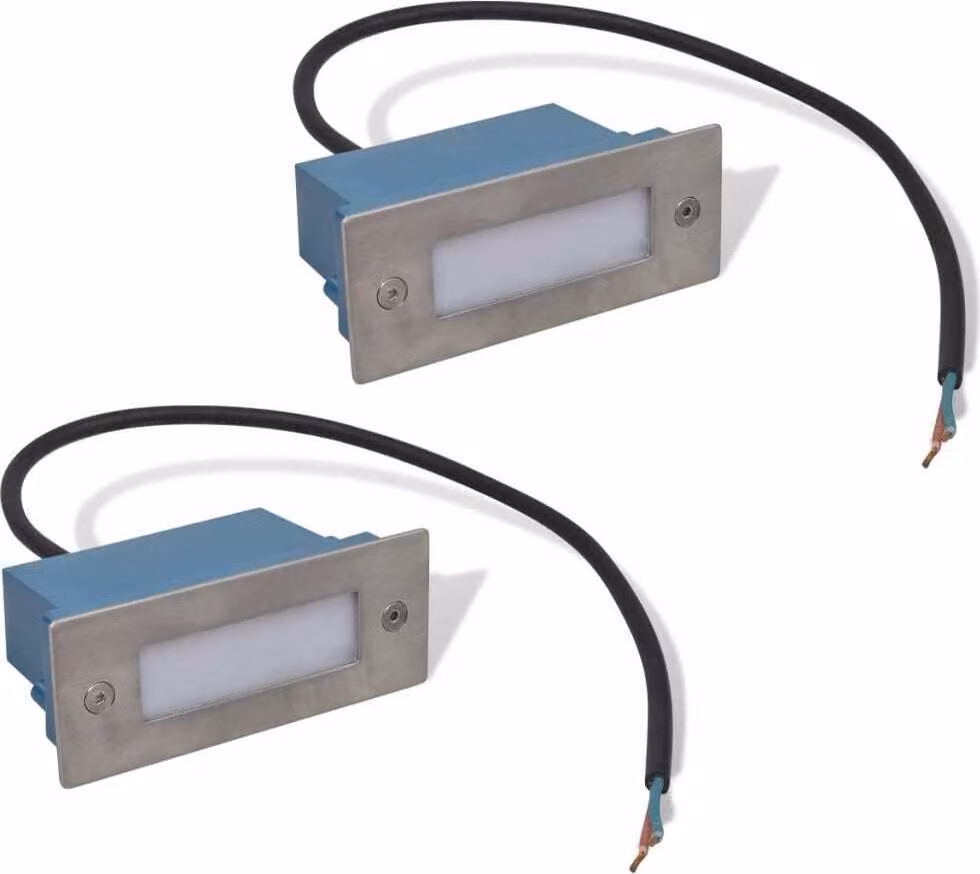 Lampade da Incasso a LED 2 pz per Scale 44x111x56 mm