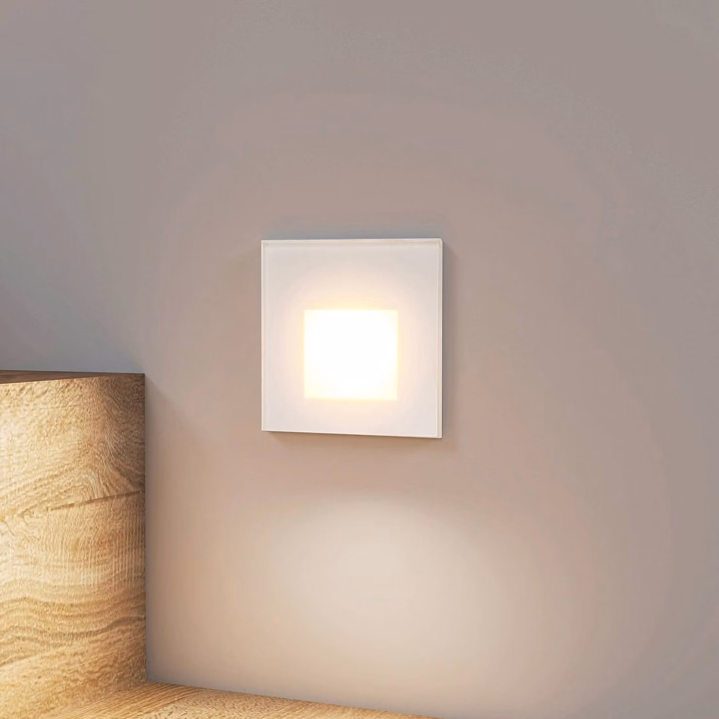 Arcchio Luci LED da incasso Vexi, 7,8 cm x cm, bianco, CCT Vexi Arcchio, dimmerabile, Bianco / Opale, Corridoio, Alluminio, Moderno, Faretto da incasso a parete