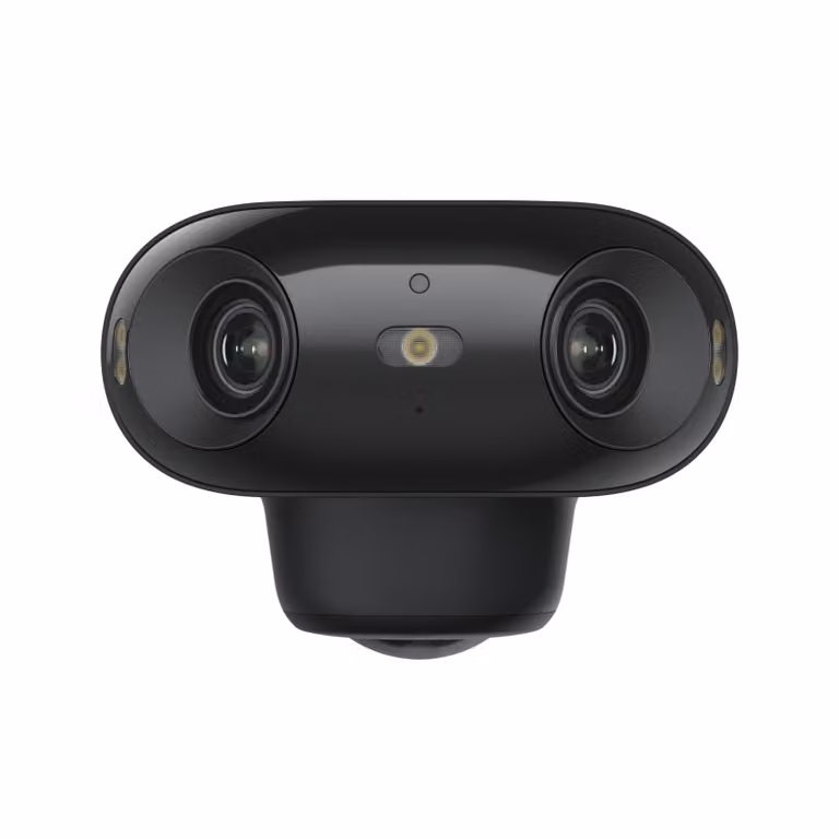 Reolink Argus 4 Pro, telecamera di sorveglianza 4K 8MP a batteria per esterni, visione notturna ColorX, grandangolo 180°, Wi-Fi 6 a 2,4/5GHz, rilevamento PIR e AI, IP66, nero