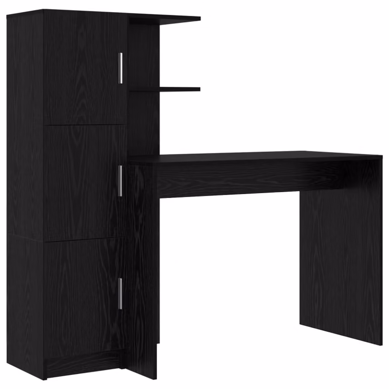 Scrivania 2 pcs Rovere Nero