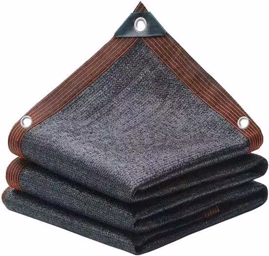 Tenda parasole ombreggiante - Tenda parasole ombreggiante 4x5 metri - Cavo metallico resistente - Con anelli e bordo rinforzato - Rete protettiva con protezione UV del 98% - Tenda parasole ombreggiante antivento per serre - Adatta per serre, aree esterne,