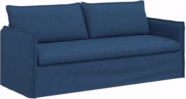 Divano | Divano da soggiorno | Sofa Blu 196 x 82 x 85 cm Tessuto