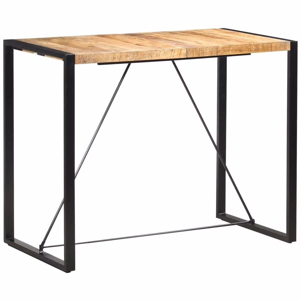 Maison Exclusive - Tavolino da bar 140 x 70 x 110 cm in legno massello di mango
