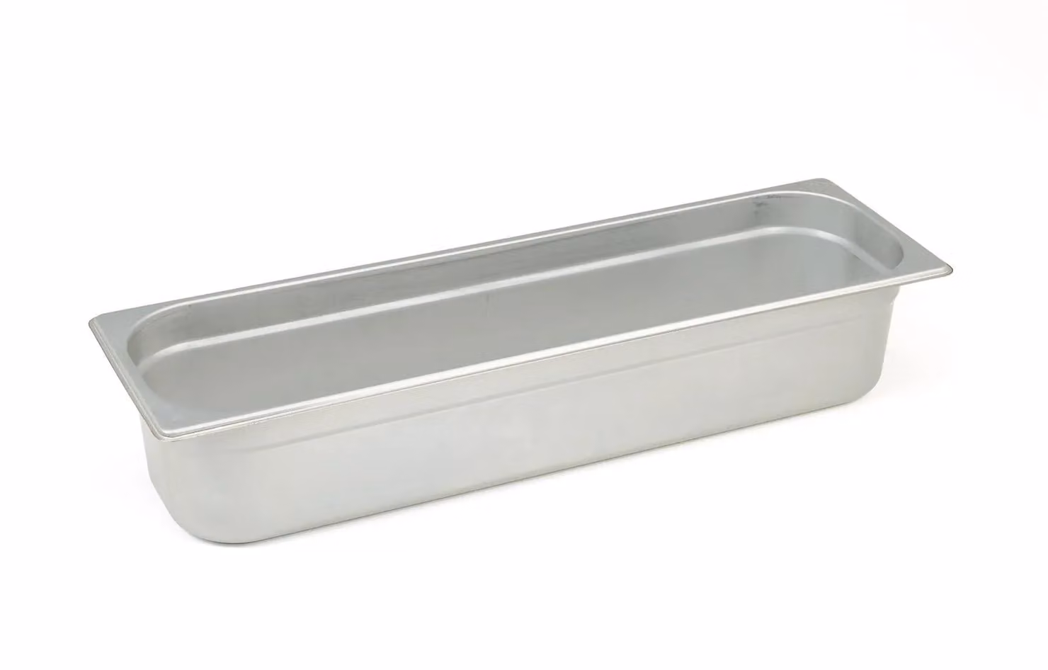 Bacinella Gastronorm in acciaio inox GN 2/4 6 pezzi cm. 16,2x53 h. cm. 10
