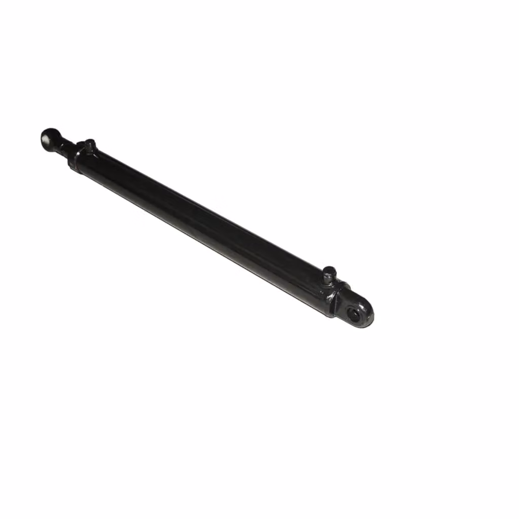 Cilindro idraulico nero con corsa di apertura 700 mm e raccordo idraulico Ø18, L/P/H: 67 x 73 x 40 x 1000 cm – 2