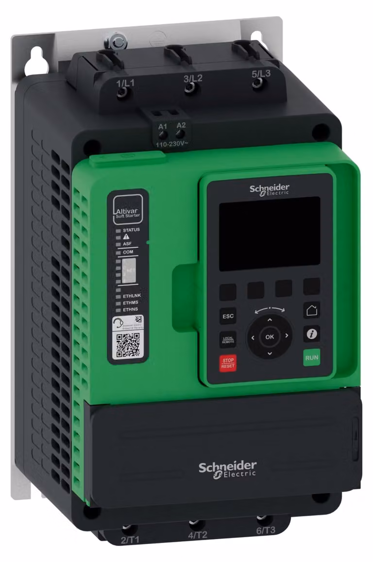 Avviatore statico SCHNEIDER ELECTRIC Ats490, 17A, da 208 a 690V 1 pezzo
